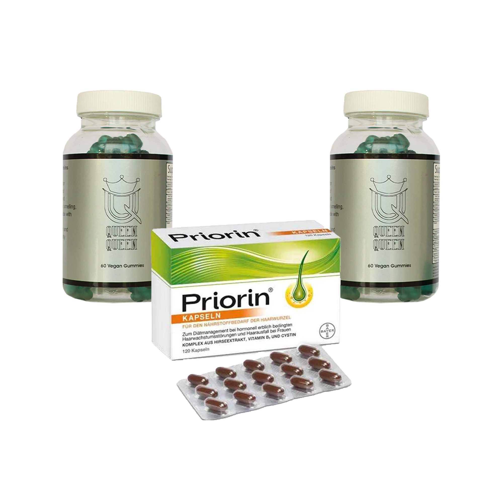 c99310.jpg پک تخفیفی مکمل پریورین120عددی و 2 عدد پاستیل کوئین کوئین - Image 1