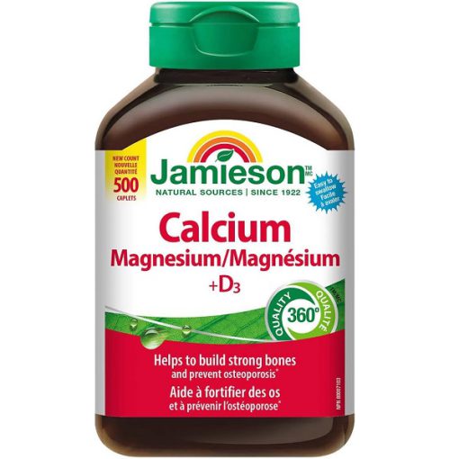 Jamieson-Calcium-Magnesium-1-510x510-1 منیزیم کلسیم و ویتامین D3 جمیسون - Image 1