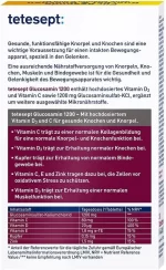 مکمل گلوکوزامین تتسپت غضروف ساز و استحکام استخوان 30عددی tetesept 1200 - Image 4