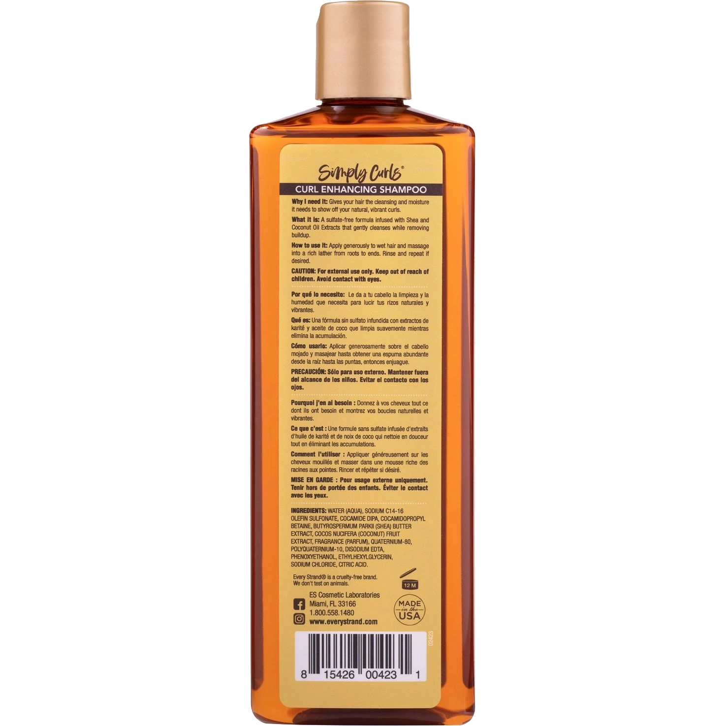 شامپو تقویت کننده و آبرسان مخصوص موی فر اوری استرند