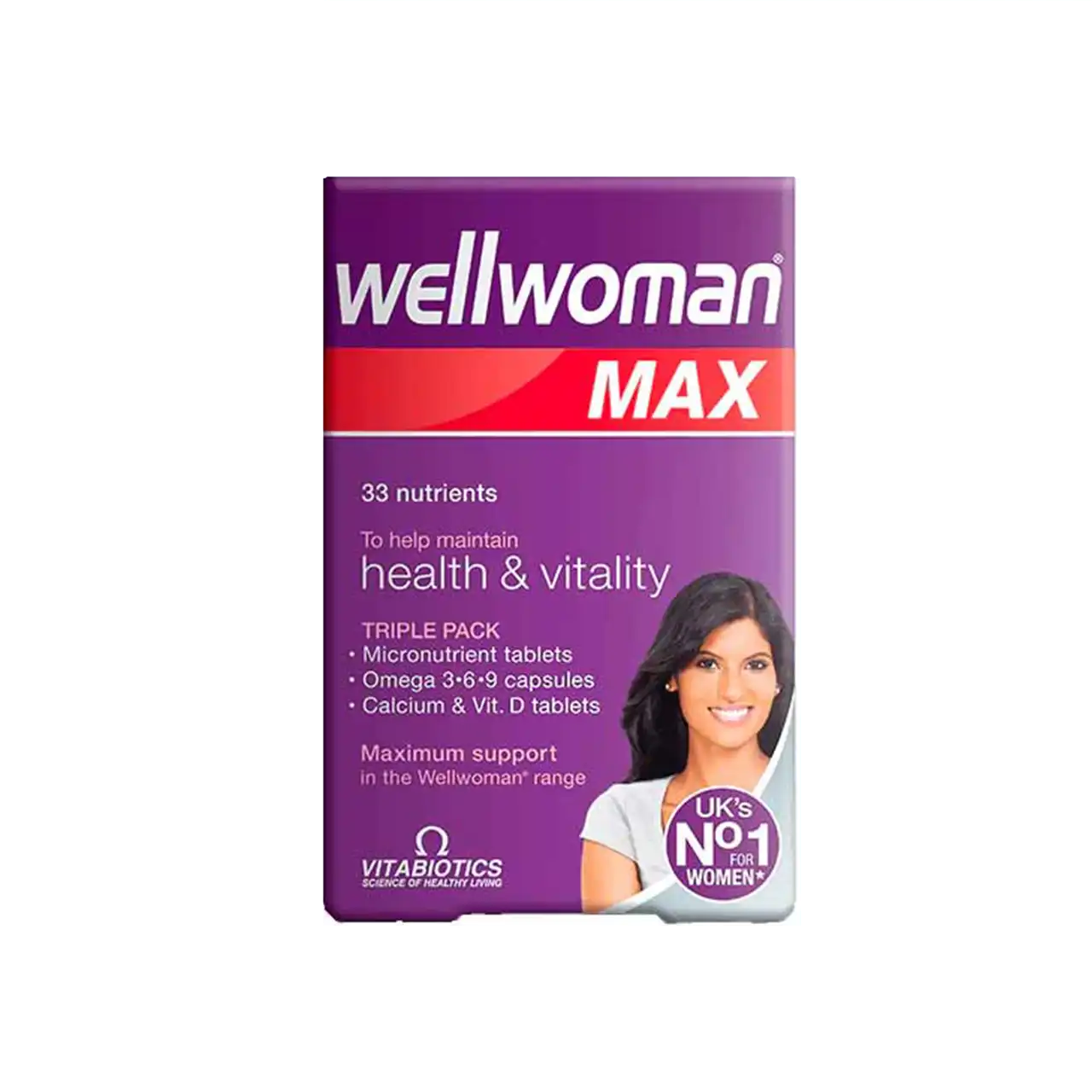 wellwoman-max-vitabiotics-velvumen-polivit مکمل مولتی ویتامین زنان ول وومن مکس ویتابیوتیکس - Image 1